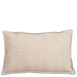 Sierkussen ruit crème - l55xb35xh10cm