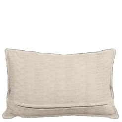 Sierkussen ruit crème - l55xb35xh10cm