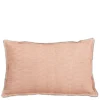 Sierkussen ruit licht roze - l55xb35xh10cm