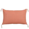 Sierkussen ruit roze - l55xb35xh10cm
