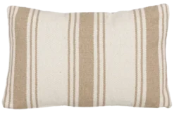 Sierkussen streep beige - l55xb35xh10cm