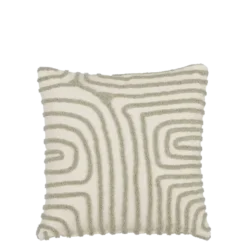 Sierkussen streep l.groen - l45xb45xh10cm