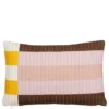 Sierkussen streep licht roze - l55xb35xh10cm