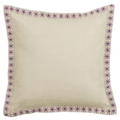 Sierkussen taupe - l51xb51xh10cm