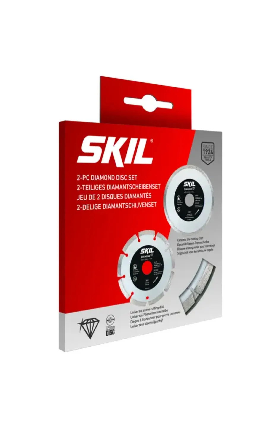 SKIL Diamantschijf 125mm in 2-delige set 2610S01159 Outlet