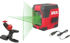 SKIL kruislijnlaser groen 20m 1912AA Li-ion accu - incl. USB lader en klem Clearance