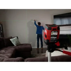 SKIL kruislijnlaser groen 20m 1912AA Li-ion accu - incl. USB lader en klem Clearance