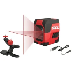SKIL kruislijnlaser 15m 1910AA Li-ion accu – incl. USB lader en klem Discount