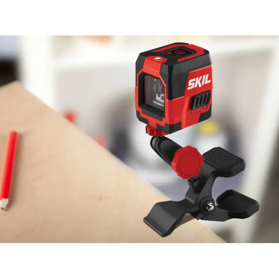 SKIL kruislijnlaser 15m 1910AA Li-ion accu – incl. USB lader en klem Discount