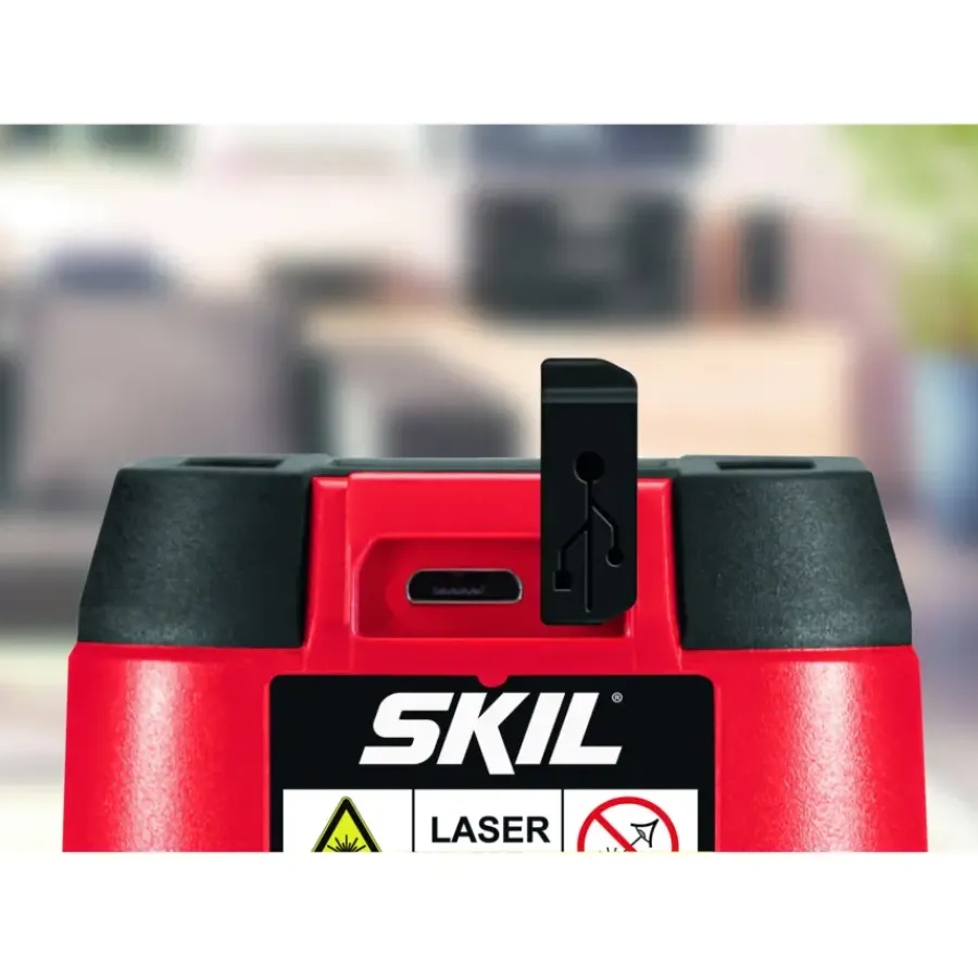 SKIL kruislijnlaser 15m 1910AA Li-ion accu – incl. USB lader en klem Discount