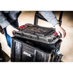 SKIL Middelgrote stapelbare gereedschapskoffer met universele insert Hot