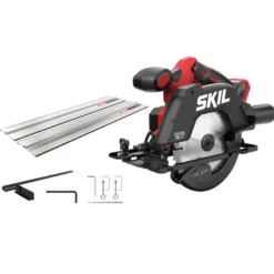 SKIL 20V cirkelzaag 3551CB brushless 57mm incl. alu geleiderails 2x 70cm en CT zaagblad (zonder accu) Outlet