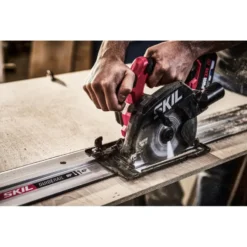 SKIL 20V cirkelzaag 3551CB brushless 57mm incl. alu geleiderails 2x 70cm en CT zaagblad (zonder accu) Outlet