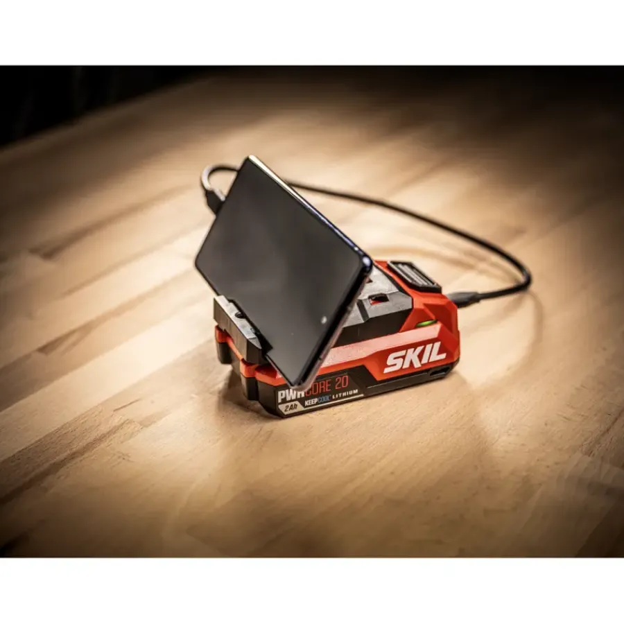 SKIL 20V startset accu 2.0Ah USB-C + PD-lader 3143AA Hot