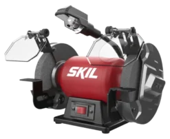 SKIL werkbankslijpmachine/dubbele schuurmachine 1355AA 400W inclusief 2 slijpschrijven 150mm Outlet