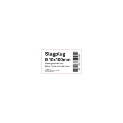slagplug 10x100mm/ 7x105mm 1ST