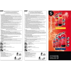 Smartwares Brandblusser BB1 Poeder 1 kg Brandklasse ABC Inclusief Ophangbeugel Hot