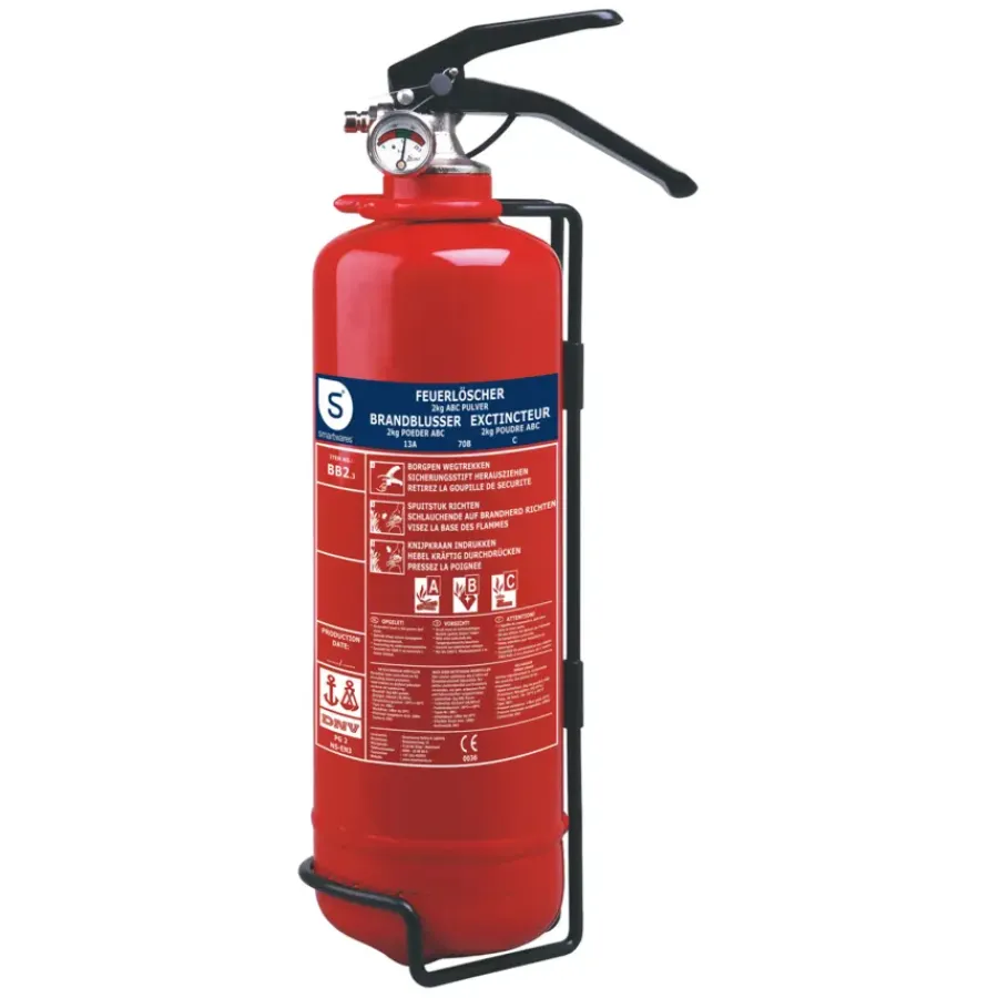 Smartwares Brandblusser BB2 Poeder 2 kg Brandklasse ABC Inclusief Ophangbeugel Sale