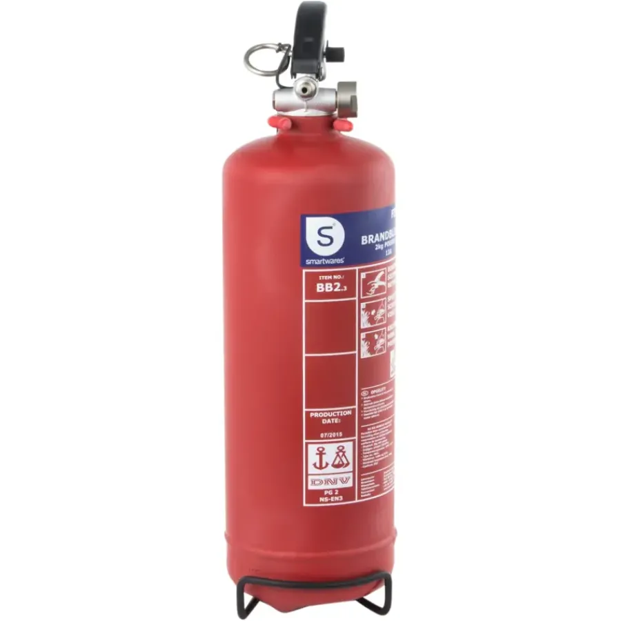 Smartwares Brandblusser BB2 Poeder 2 kg Brandklasse ABC Inclusief Ophangbeugel Sale