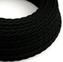 Creative Cables Snoer gedraaid zwart per cm New