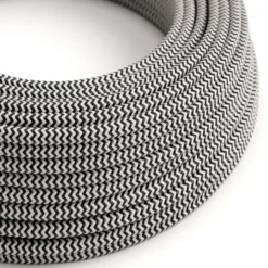 Creative Cables Snoer zwart/wit per cm