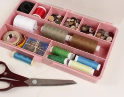 Raaco Sorteerdoos met 9 vakken roze Hot