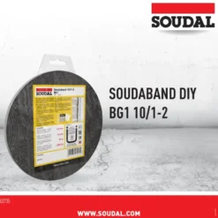 Soudal gecomprimeerde zwelband 1-2mm, 10mm breed en 8m lang Discount