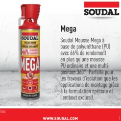 Soudal pur bouwschuim high volume 600 ml Discount