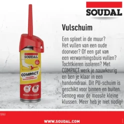 Soudal PU-schuim Compact 150 ml Best