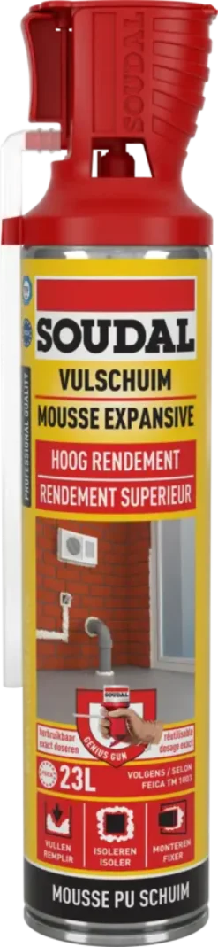 Soudal PU-schuim 600ml Hot
