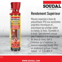 Soudal PU-schuim 600ml Hot