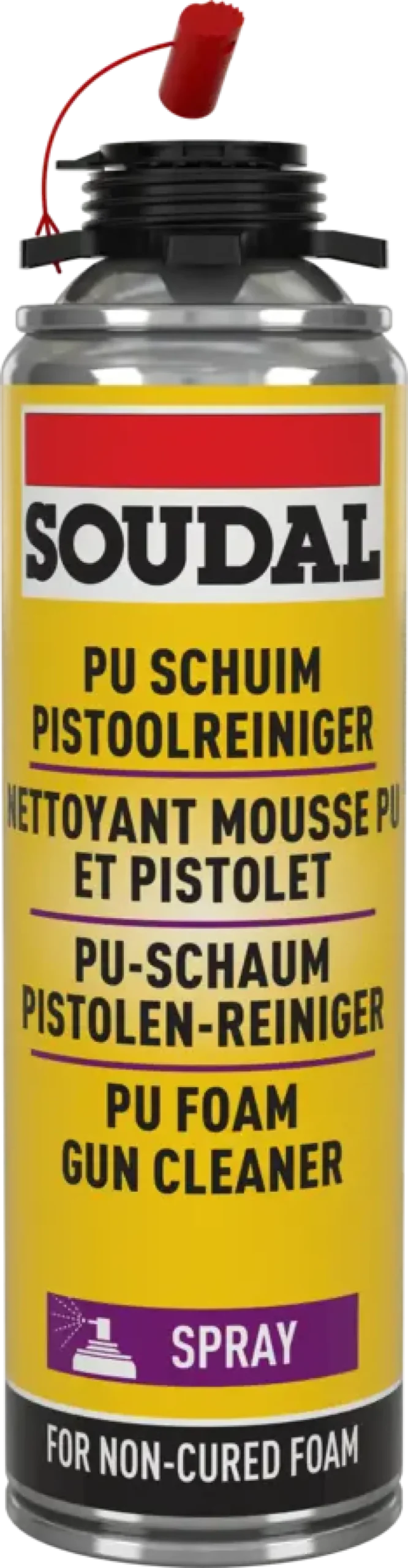 Soudal schuimpistool / PU-schuim reiniger 500 ml