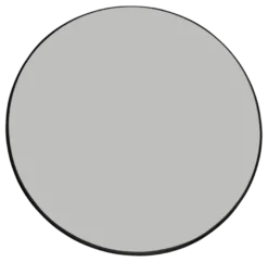 Spiegel Beau rond zwart 120 cm