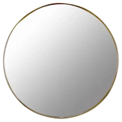 Spiegel Coco rond goud 70cm