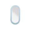 Spiegel met houten frame blauw 20x40x2,5cm