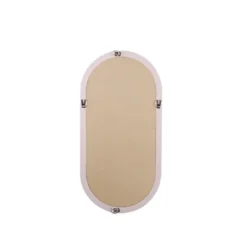 Spiegel met houten frame lila 20x40x2,5cm