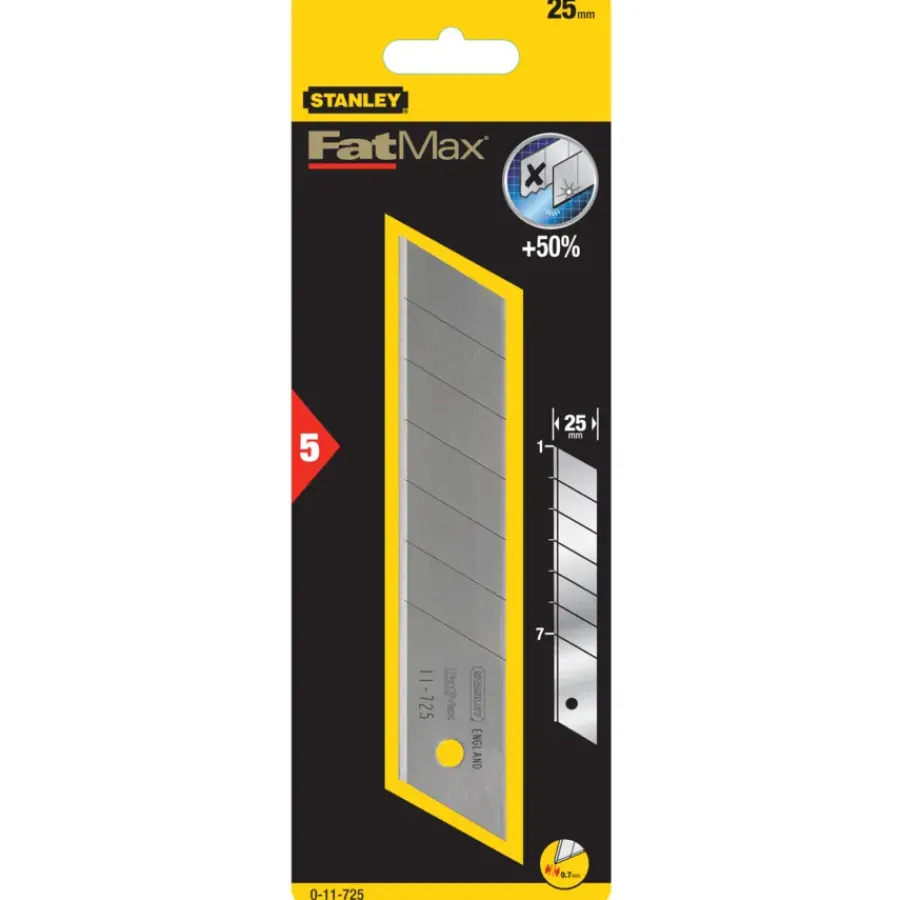 STANLEY fatmax reserve afbreekmes 25mm 5 stuks Clearance