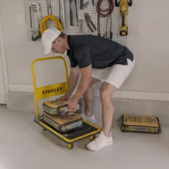 STANLEY inklapbare plateauwagen 150kg