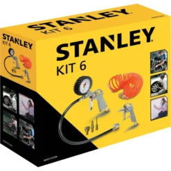 STANLEY luchtgereedschapset 6-delig Outlet