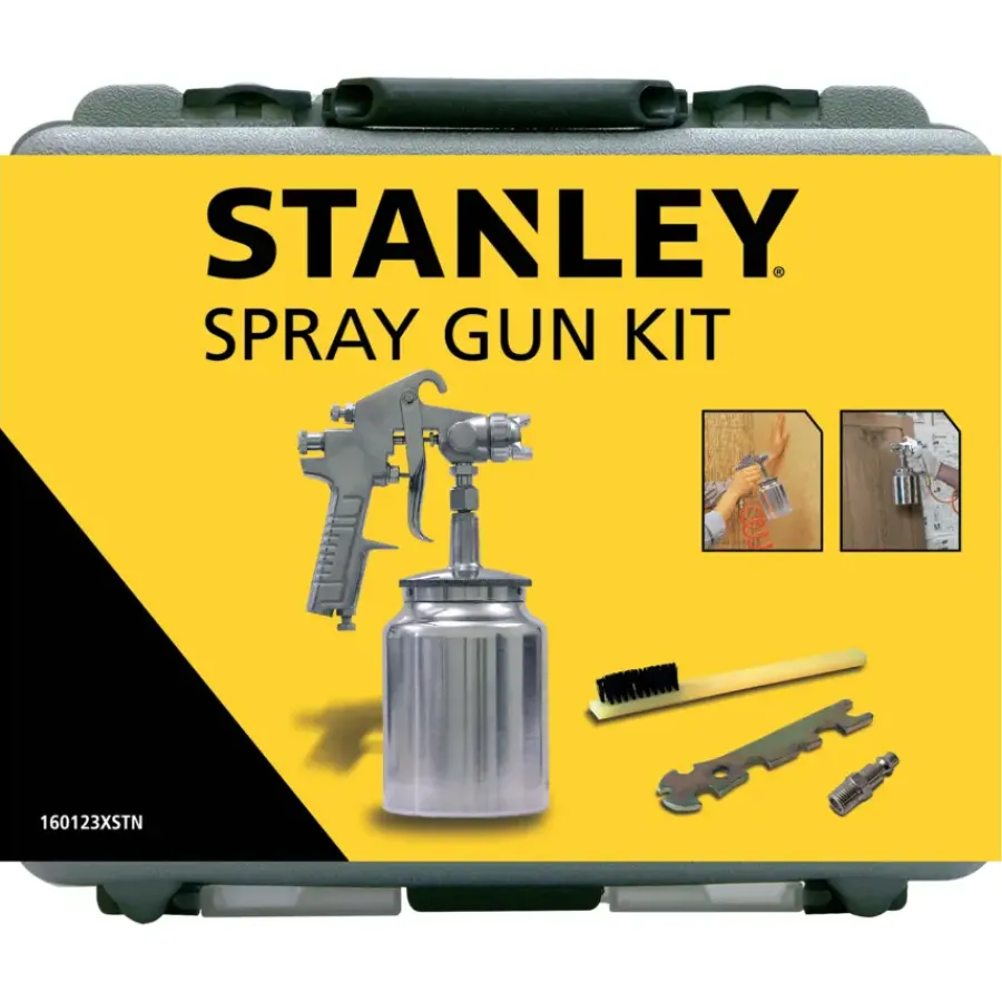 STANLEY pneumatisch spuitpistool in koffer Hot