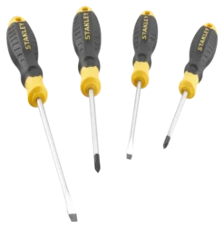 STANLEY schroevendraaierset Cushiongrip 4 delig Hot
