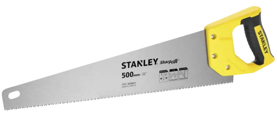 STANLEY SharpCut universele handzaag 500mm