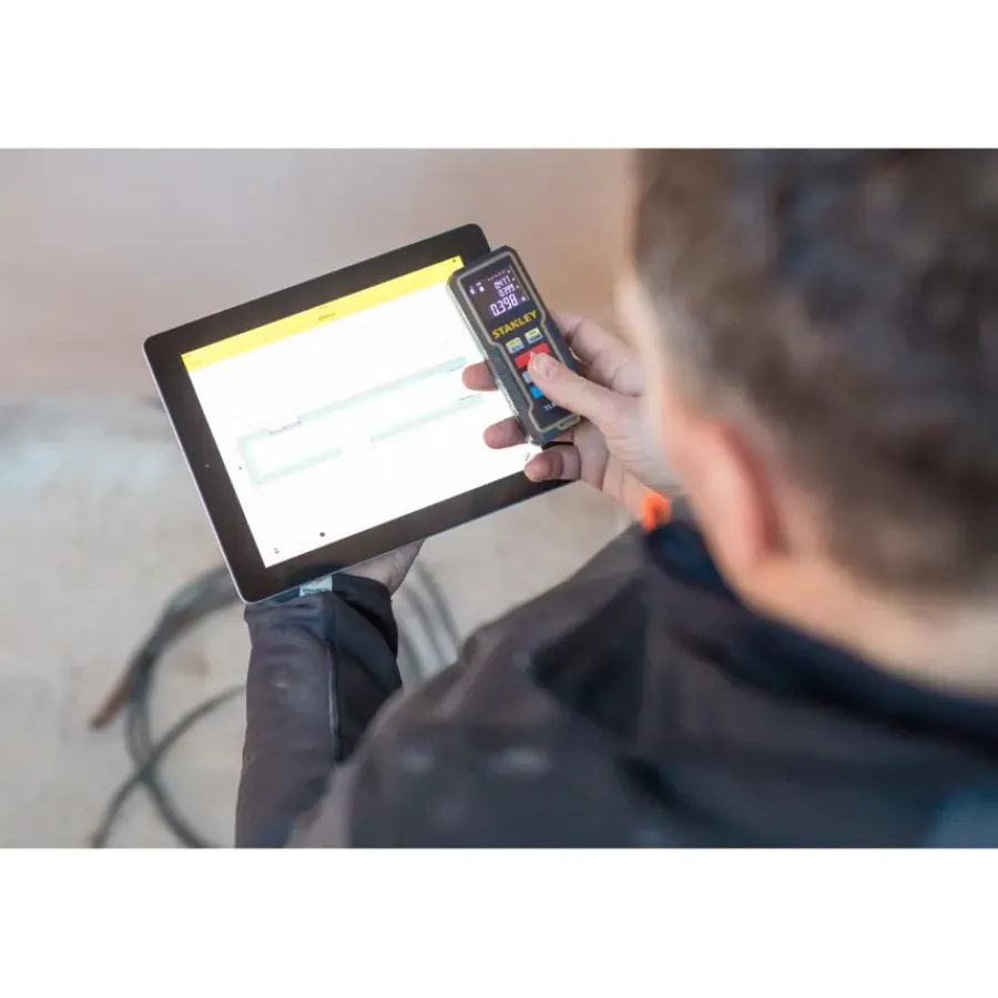 STANLEY TLM99SI laserafstandmeter met Bluetooth 35 meter Outlet