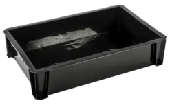 Stapelbare krat Heavy Duty 18L zwart