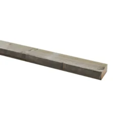 TPA Steigerhouten lat geborsteld ca. 30x62 mm, lengte 250 cm vergrijsd