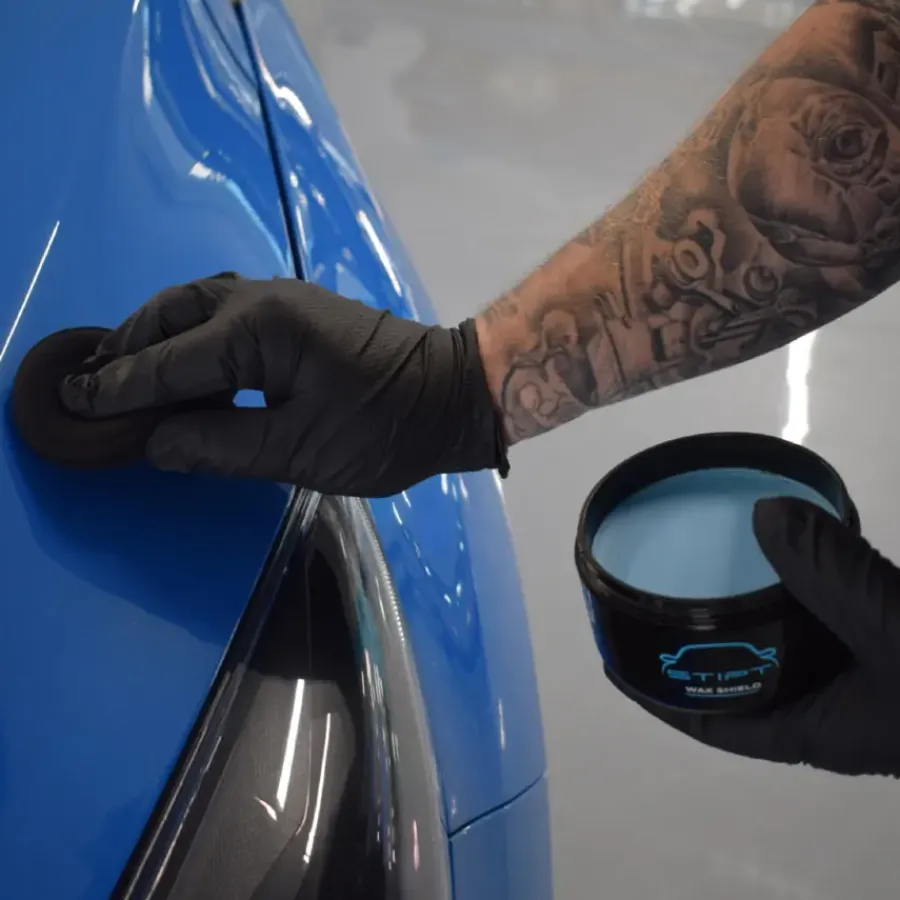 Stipt wax shield