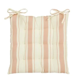 Stoelkussen 40 x 40 x 5 cm beige