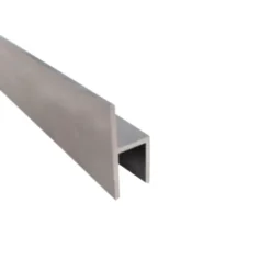 Stoelprofiel mat aluminium 26x8x1x1000 mm