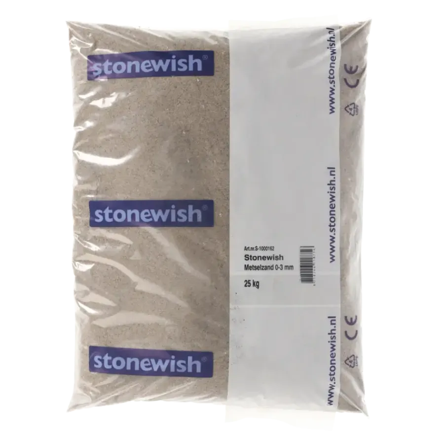 Stonewish metselzand 0-3 mm 25 kg Online