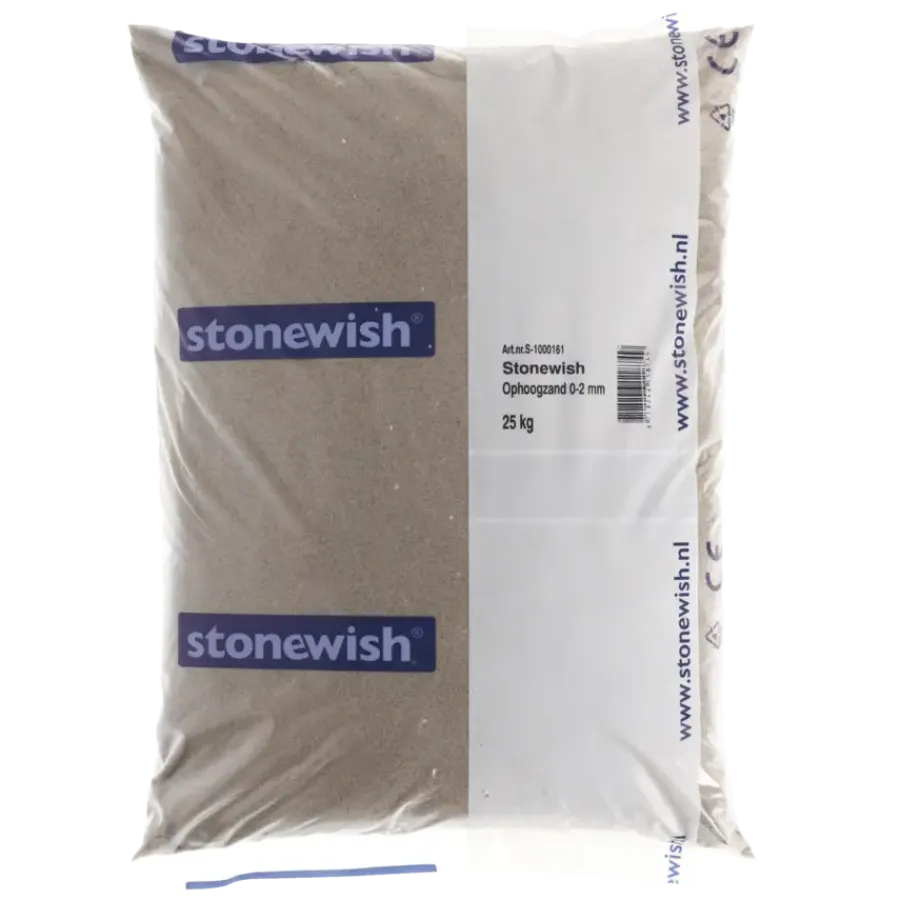 Stonewish ophoogzand 0 - 2 mm 25 kg